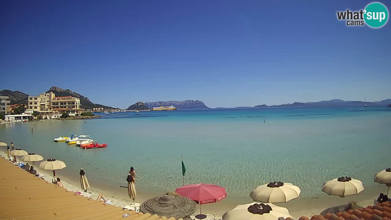 Webcam Terza Spiaggia Golfo Aranci – Liveblick auf den Strand
