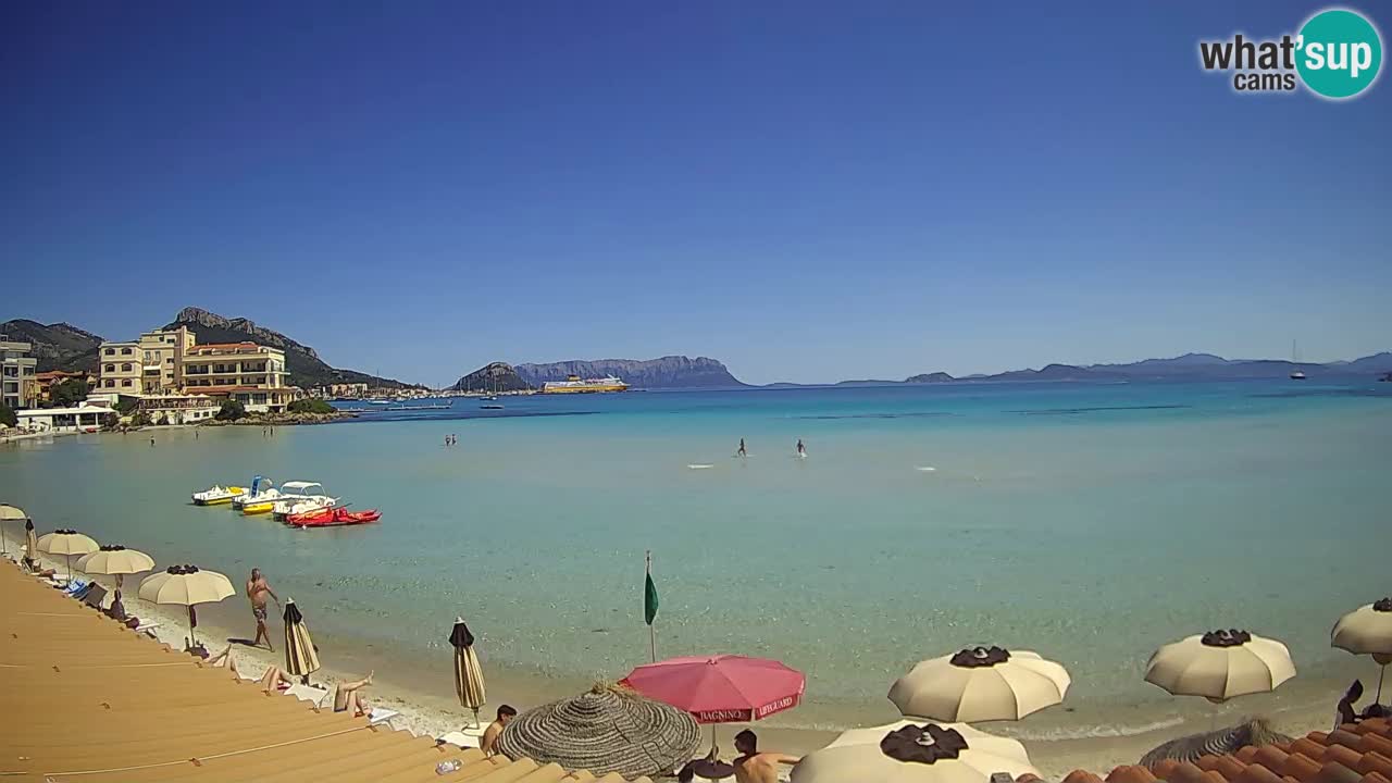 Web kamera Terza Spiaggia Golfo Aranci – Pogled uživo na plažu