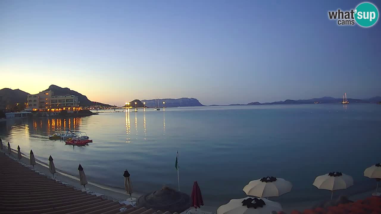 Webcam Terza Spiaggia Golfo Aranci – Vue en direct de la plage