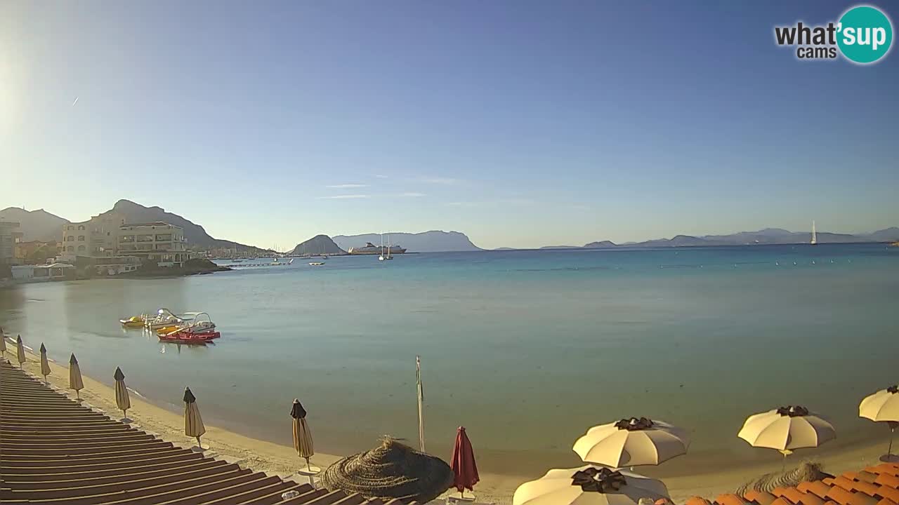 Webcam Terza Spiaggia Golfo Aranci – Liveblick auf den Strand