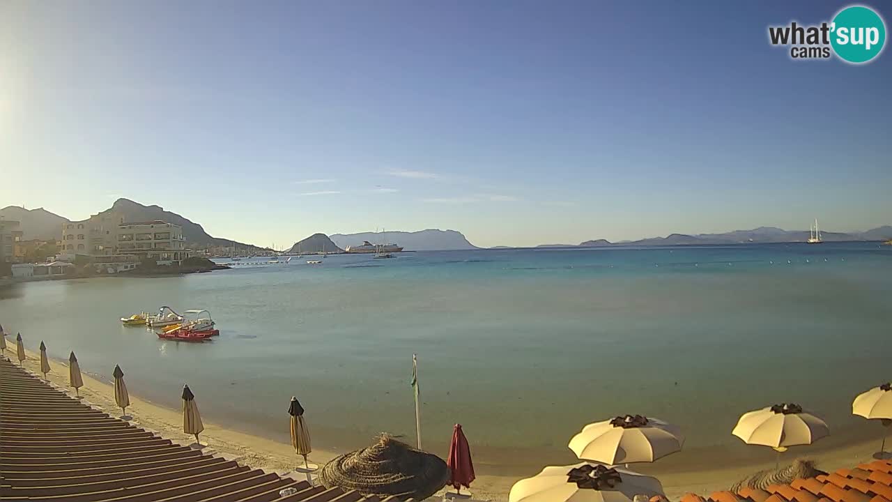 Webcam Terza Spiaggia Golfo Aranci – Vue en direct de la plage