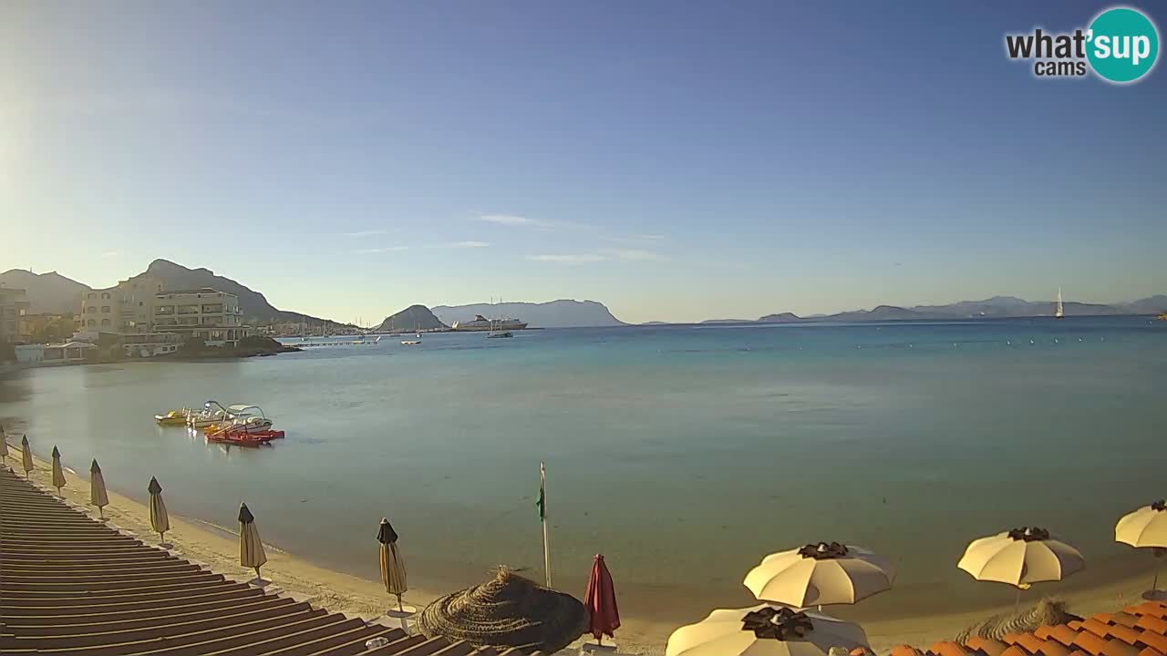 Web kamera Terza Spiaggia Golfo Aranci – Pogled uživo na plažu