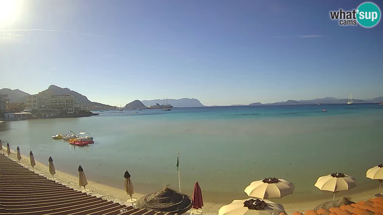 Web kamera Terza Spiaggia Golfo Aranci – Pogled uživo na plažu