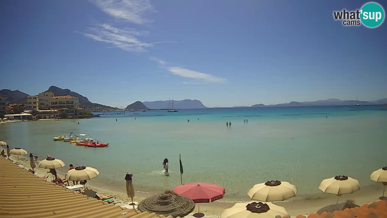 Webcam Terza Spiaggia Golfo Aranci – Vue en direct de la plage
