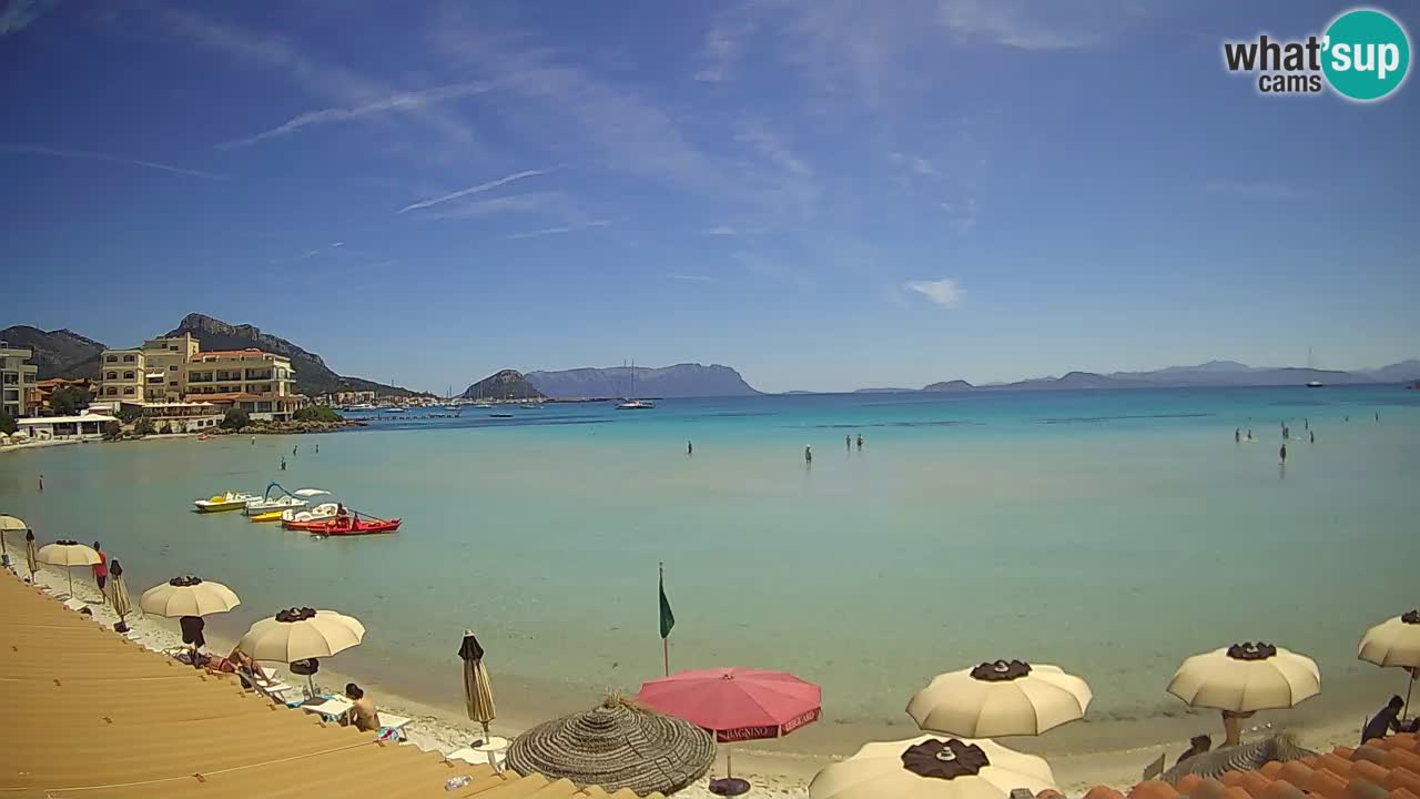 Webcam Terza Spiaggia Golfo Aranci – Liveblick auf den Strand