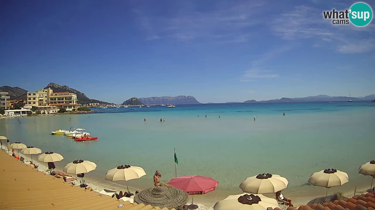 Webcam Terza Spiaggia Golfo Aranci – Liveblick auf den Strand
