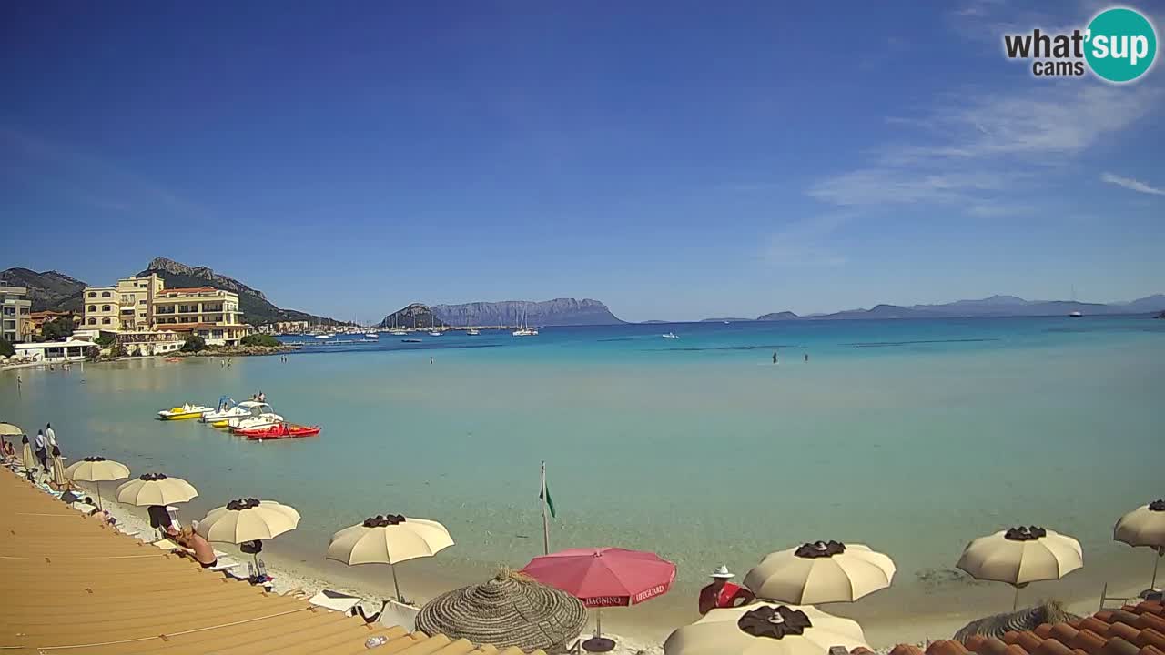 Webcam Terza Spiaggia Golfo Aranci – Vue en direct de la plage