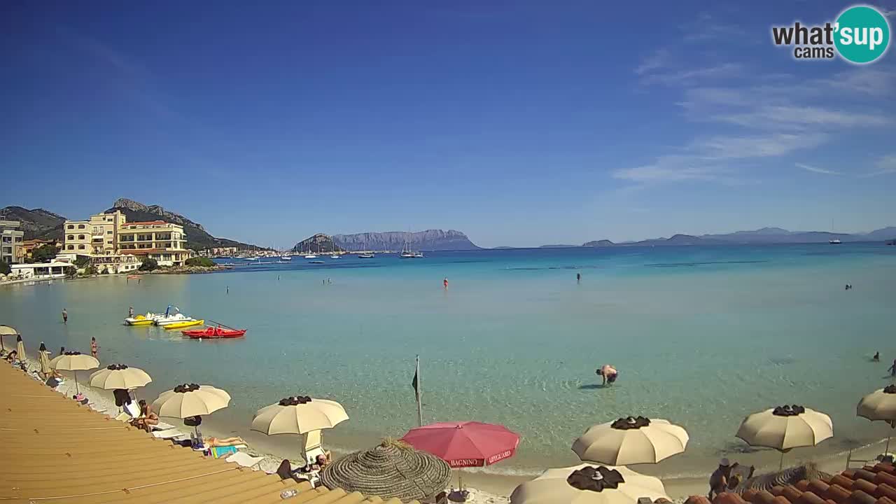 Webcam Terza Spiaggia Golfo Aranci – Liveblick auf den Strand