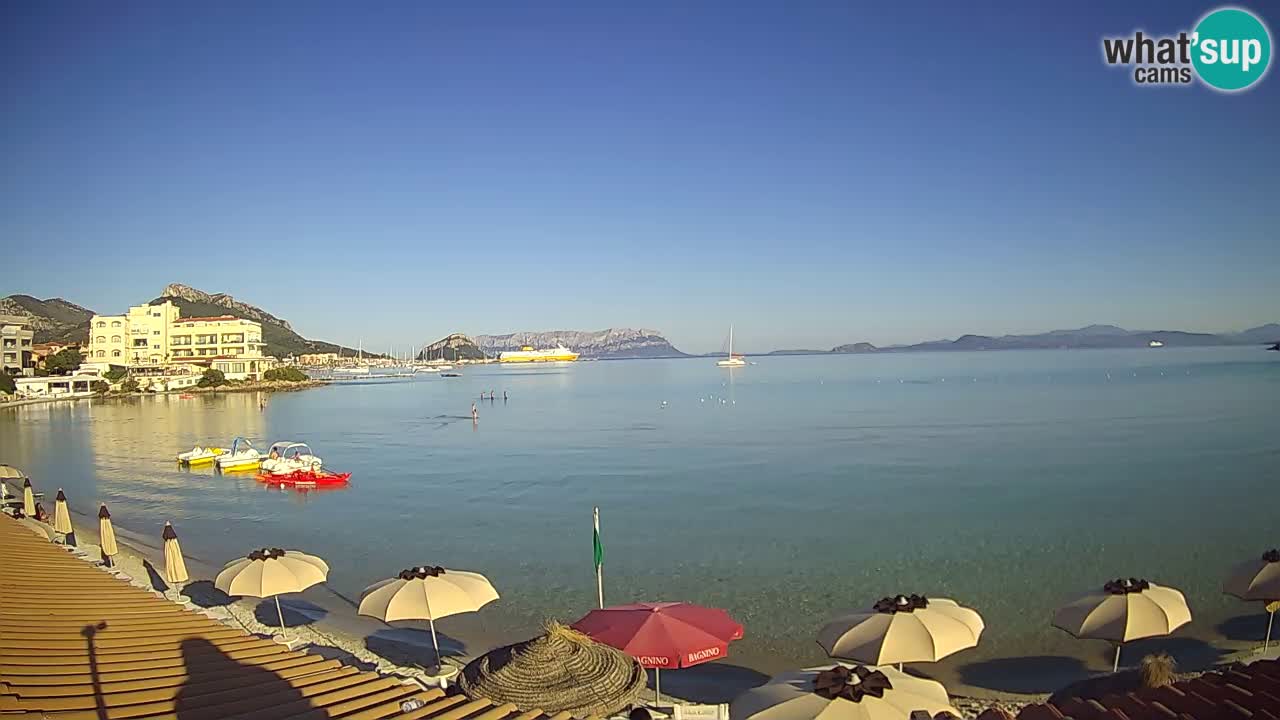 Webcam Terza Spiaggia Golfo Aranci – Vista en directo de la playa