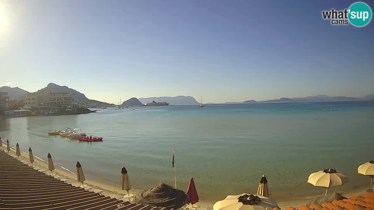 Webcam Terza Spiaggia Golfo Aranci – Vista en directo de la playa