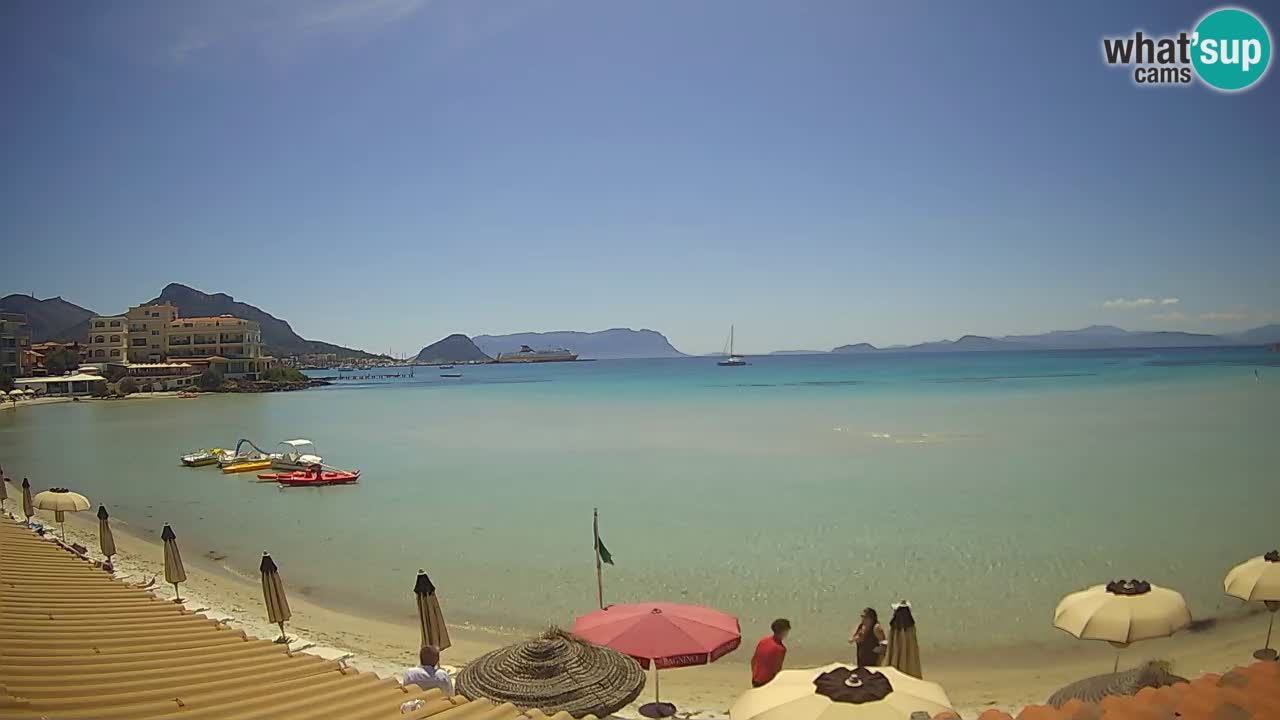 Webcam Terza Spiaggia Golfo Aranci – Vista en directo de la playa