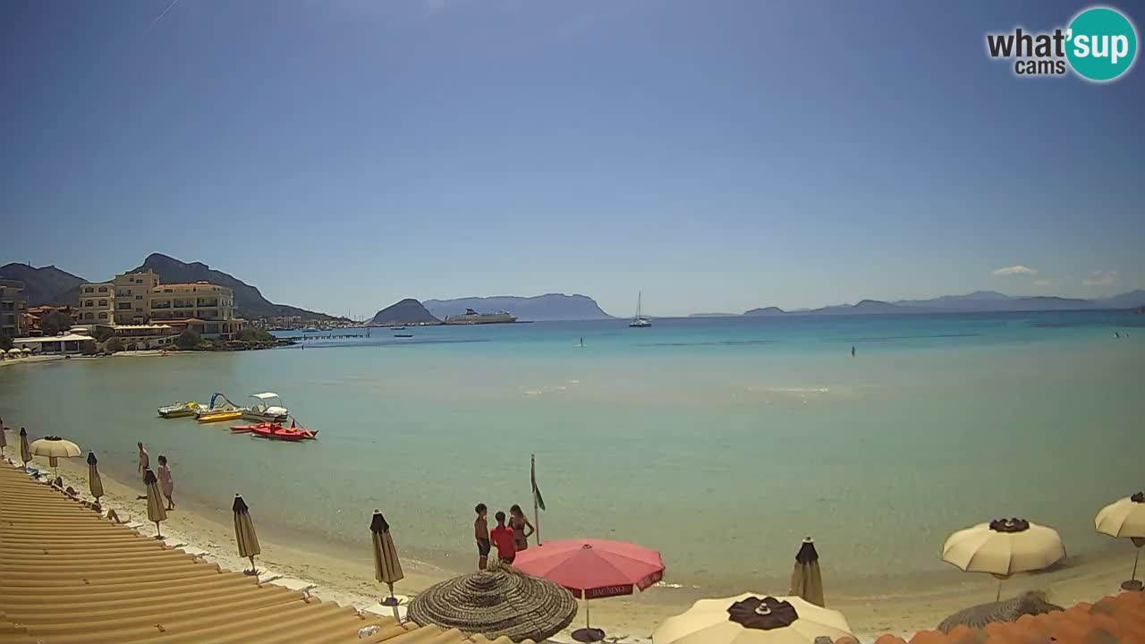 Webcam Terza Spiaggia Golfo Aranci – Liveblick auf den Strand