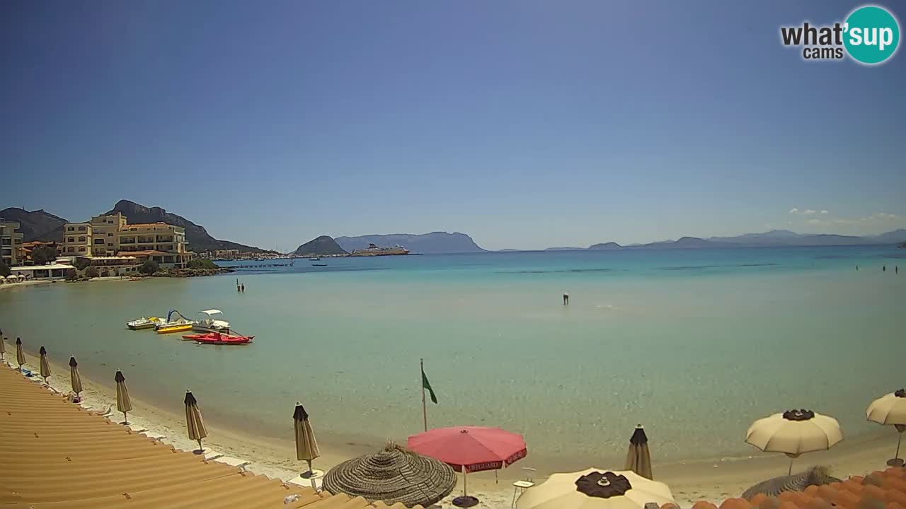 Webcam Terza Spiaggia Golfo Aranci – Liveblick auf den Strand