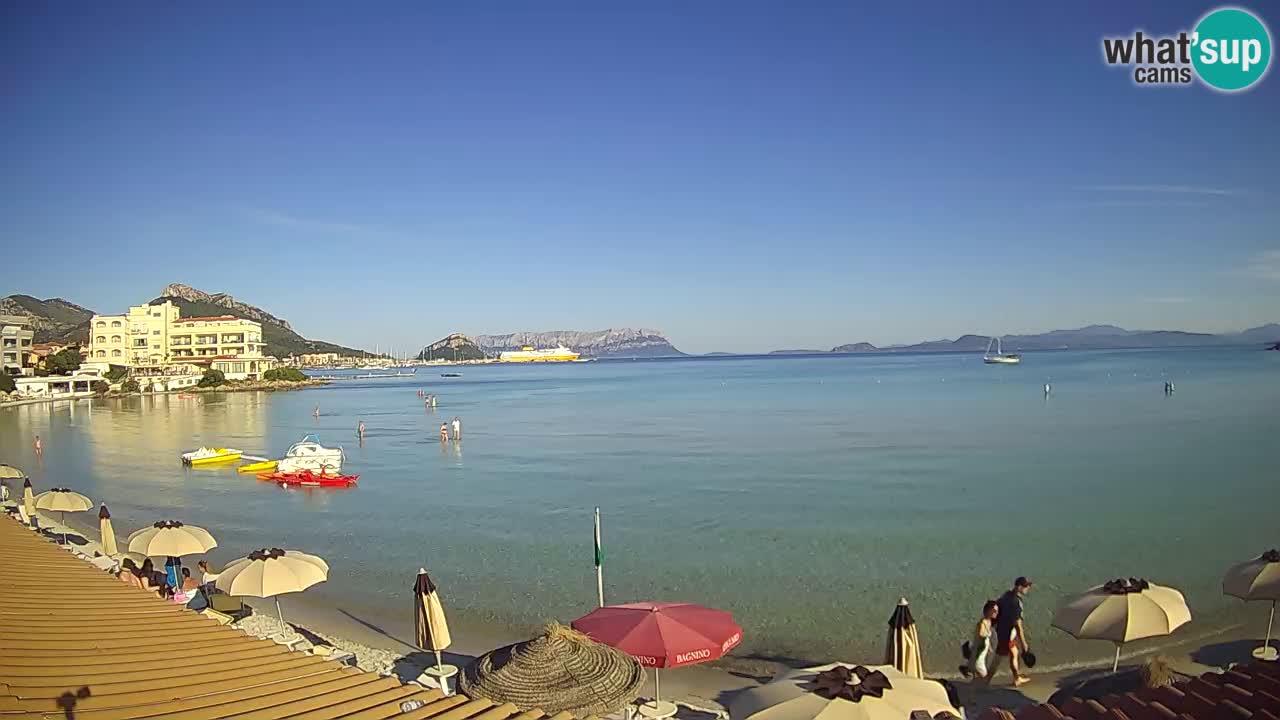 Webcam Terza Spiaggia Golfo Aranci – Liveblick auf den Strand