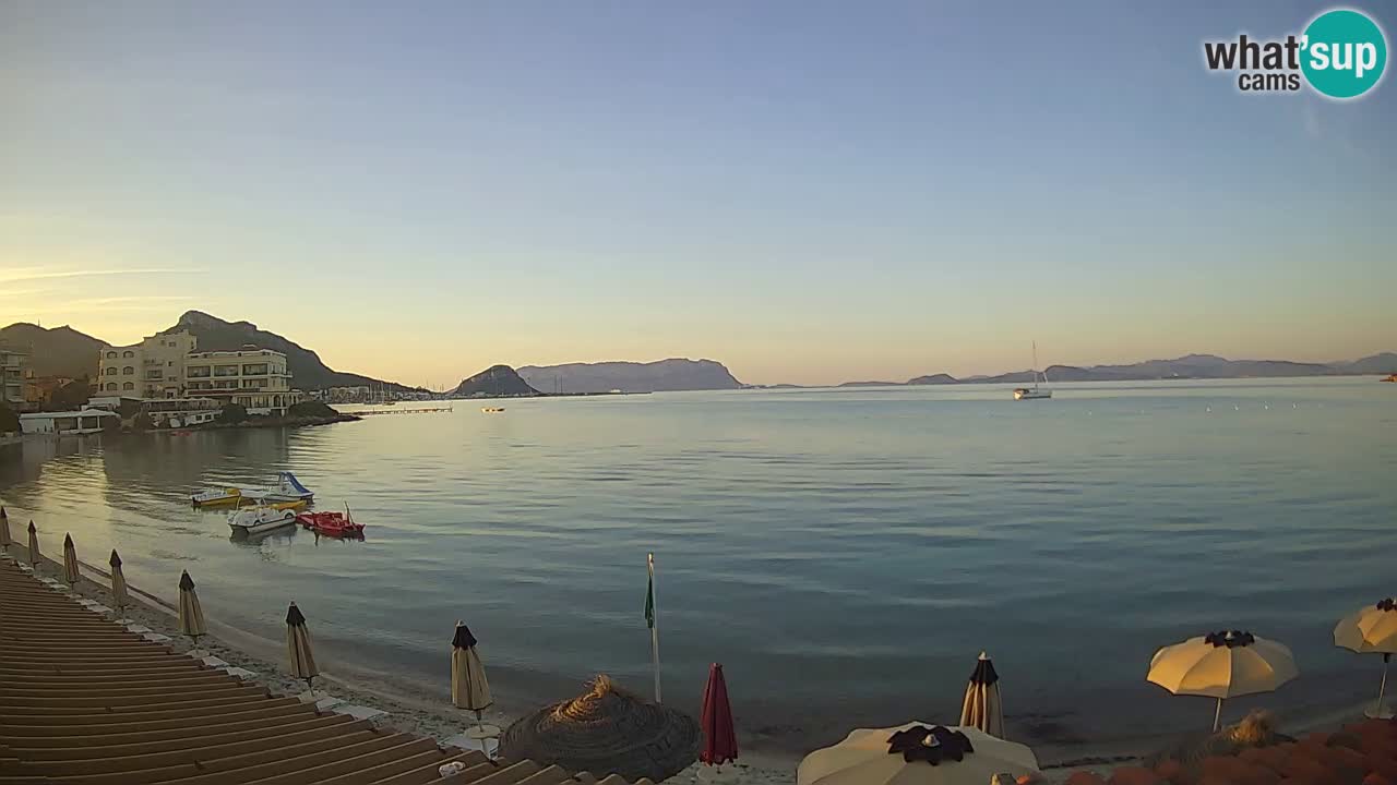 Webcam Terza Spiaggia Golfo Aranci – Vue en direct de la plage