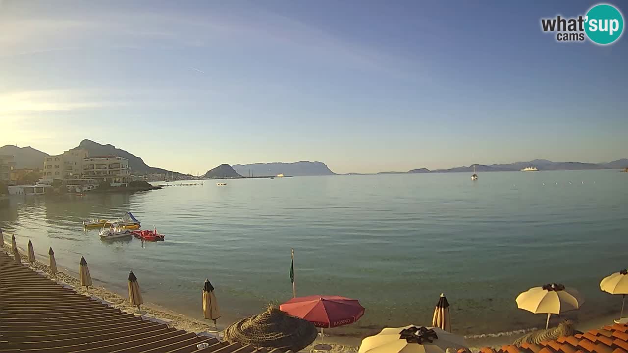 Webcam Terza Spiaggia Golfo Aranci – Liveblick auf den Strand