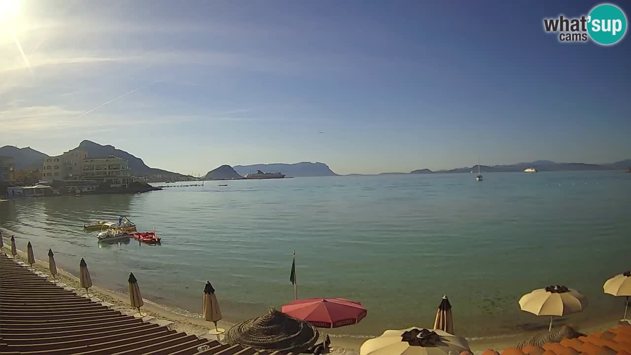 Webcam Terza Spiaggia Golfo Aranci – Vista en directo de la playa