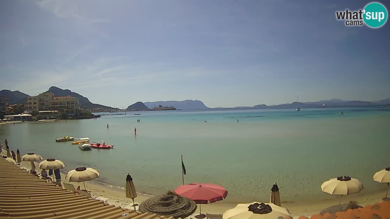 Webcam Terza Spiaggia Golfo Aranci – Vue en direct de la plage