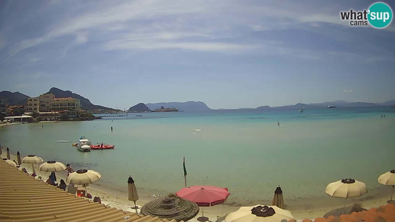 Webcam Terza Spiaggia Golfo Aranci – Vue en direct de la plage