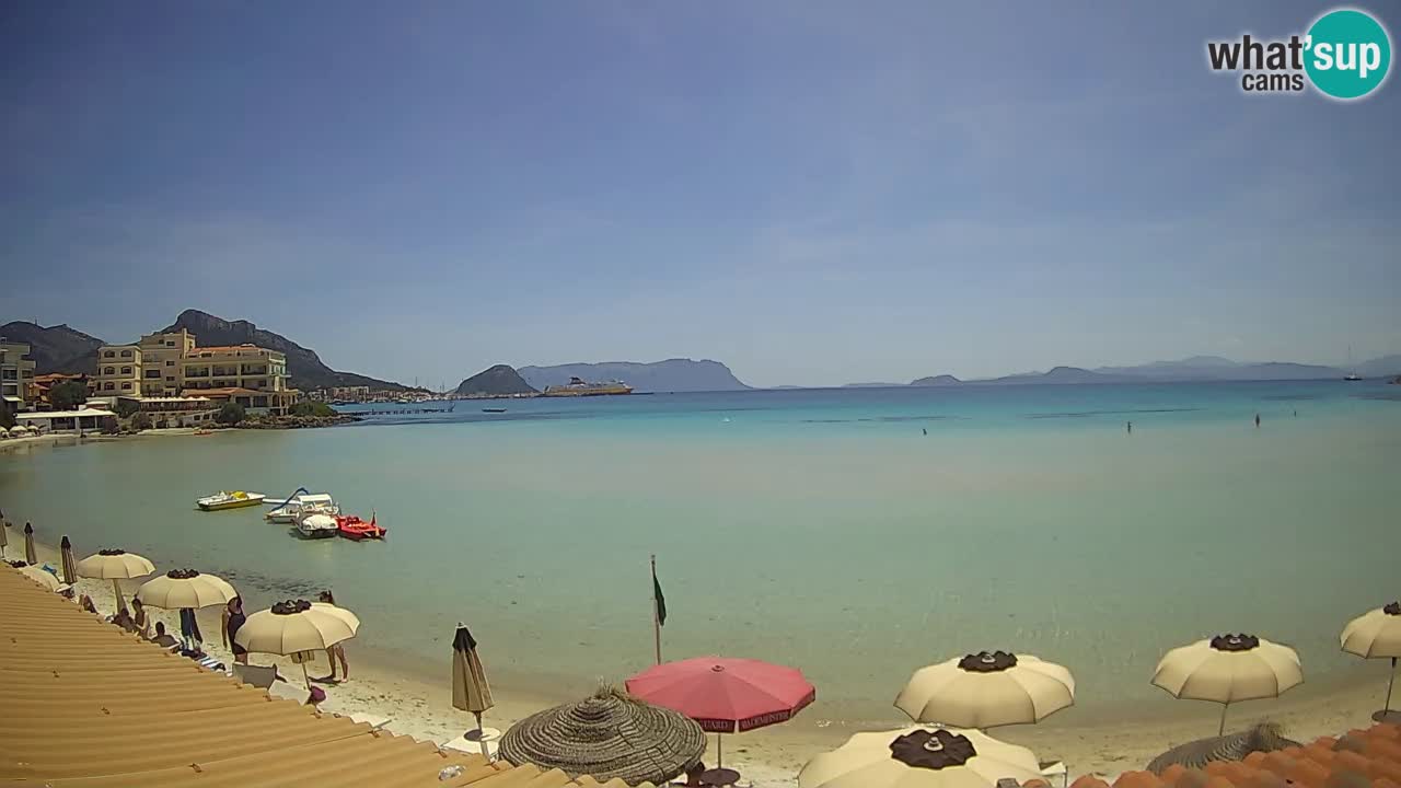 Webcam Terza Spiaggia Golfo Aranci – Liveblick auf den Strand