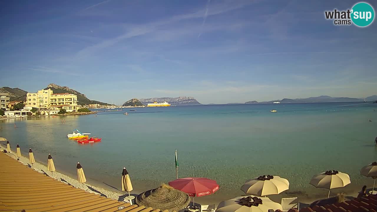 Webcam Terza Spiaggia Golfo Aranci – Liveblick auf den Strand