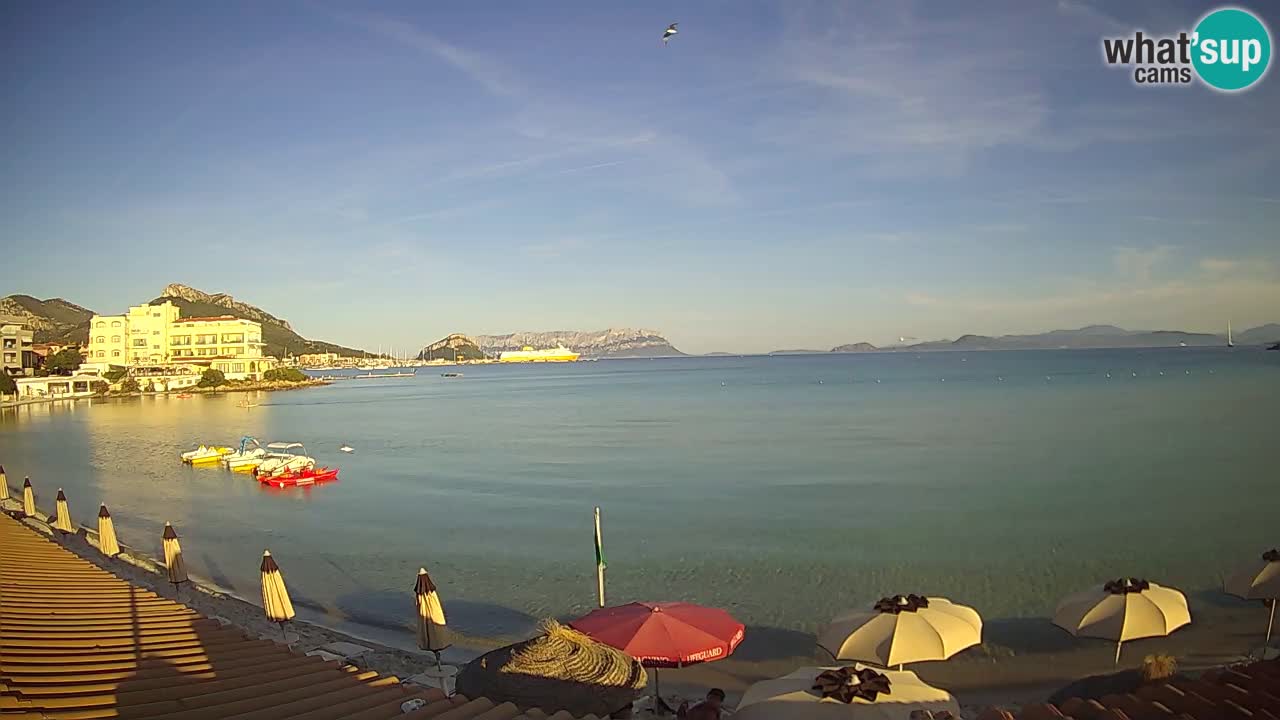 Webcam Terza Spiaggia Golfo Aranci – Liveblick auf den Strand