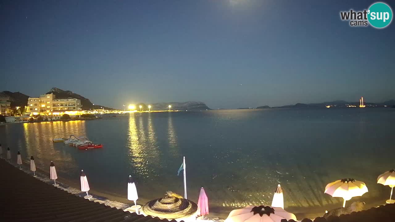 Webcam Terza Spiaggia Golfo Aranci – Vue en direct de la plage
