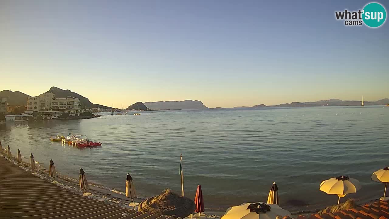 Webcam Terza Spiaggia Golfo Aranci – Vue en direct de la plage