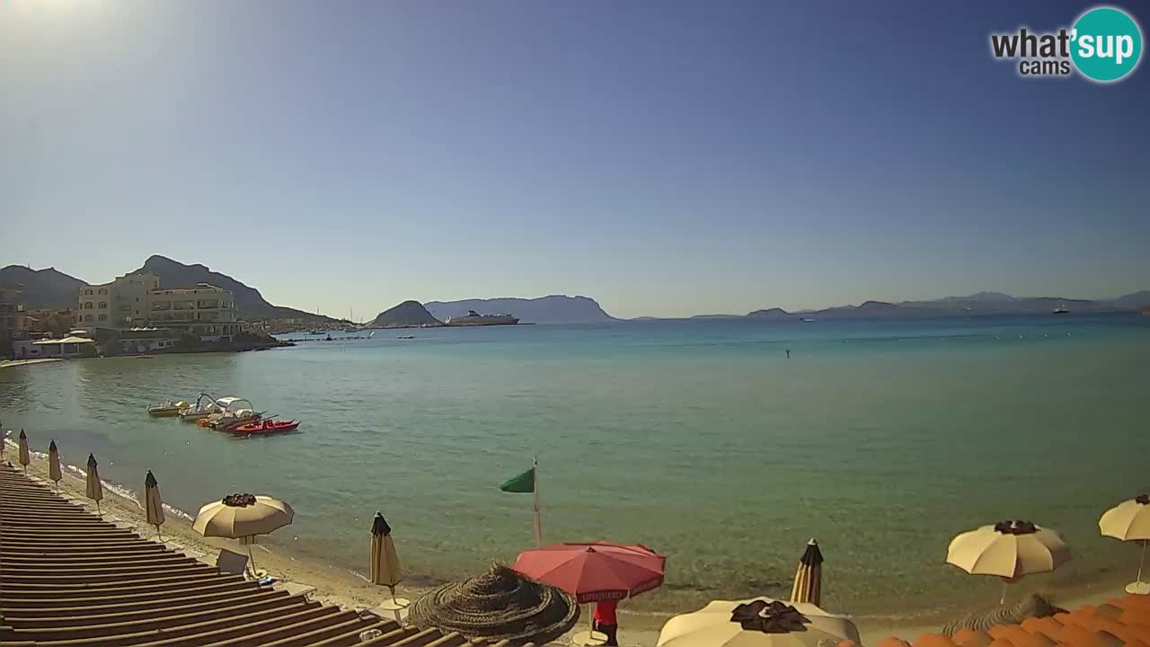 Webcam Terza Spiaggia Golfo Aranci – Vista en directo de la playa