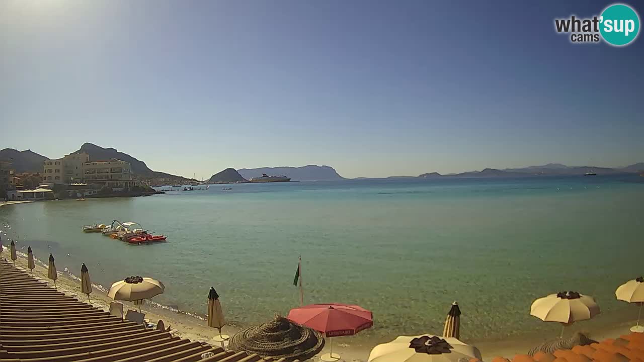 Webcam Terza Spiaggia Golfo Aranci – Liveblick auf den Strand