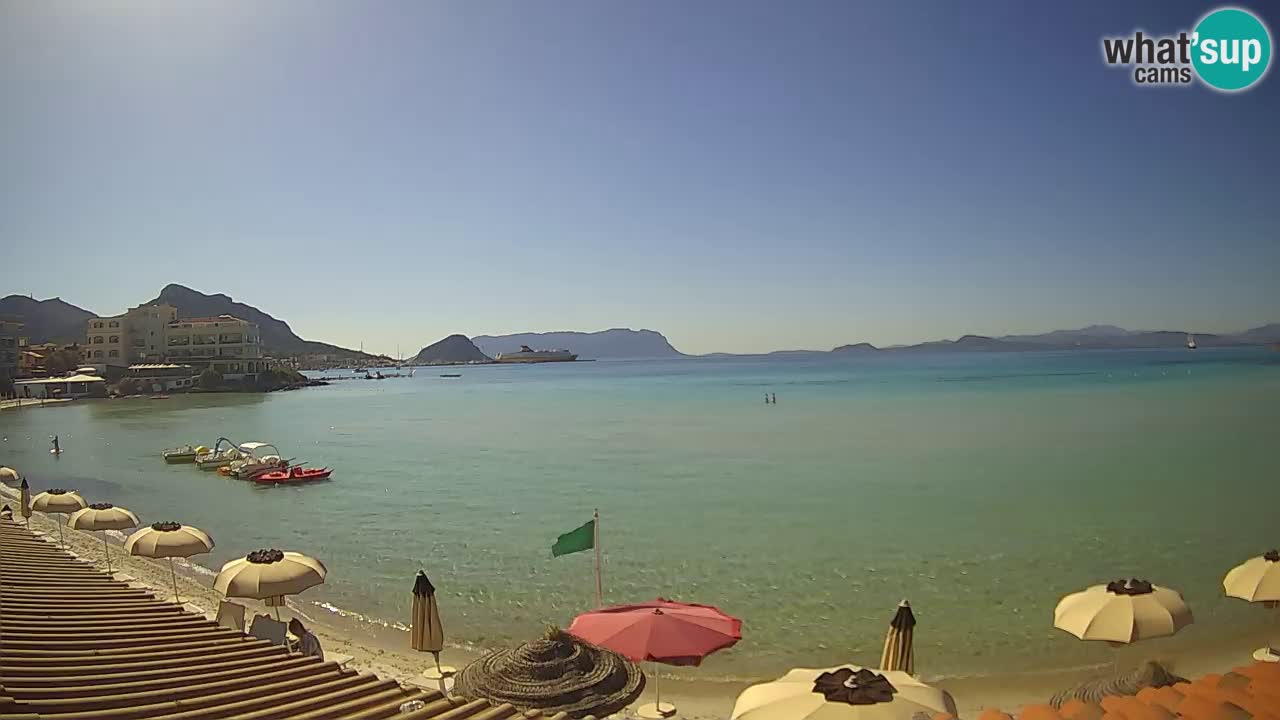 Webcam Terza Spiaggia Golfo Aranci – Liveblick auf den Strand