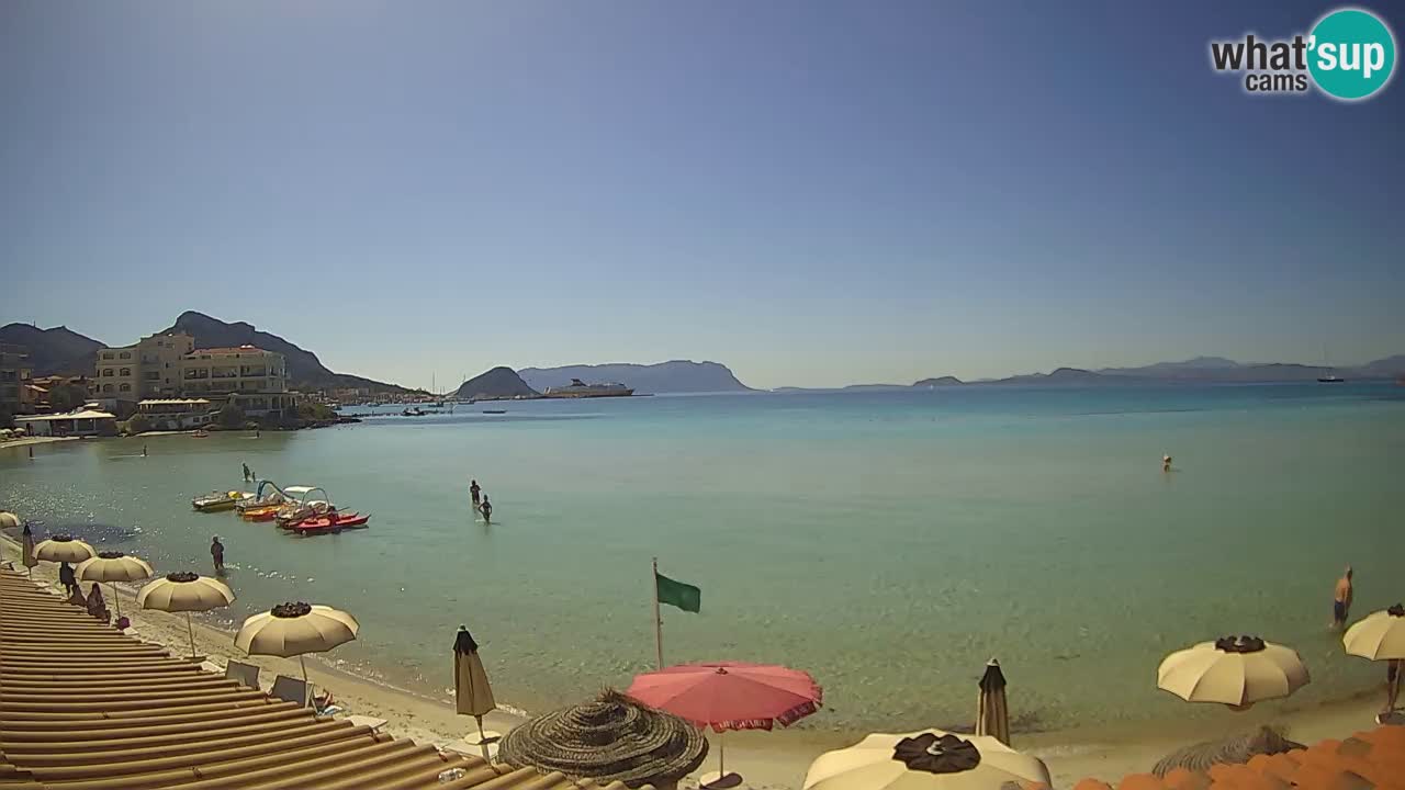 Webcam Terza Spiaggia Golfo Aranci – Liveblick auf den Strand