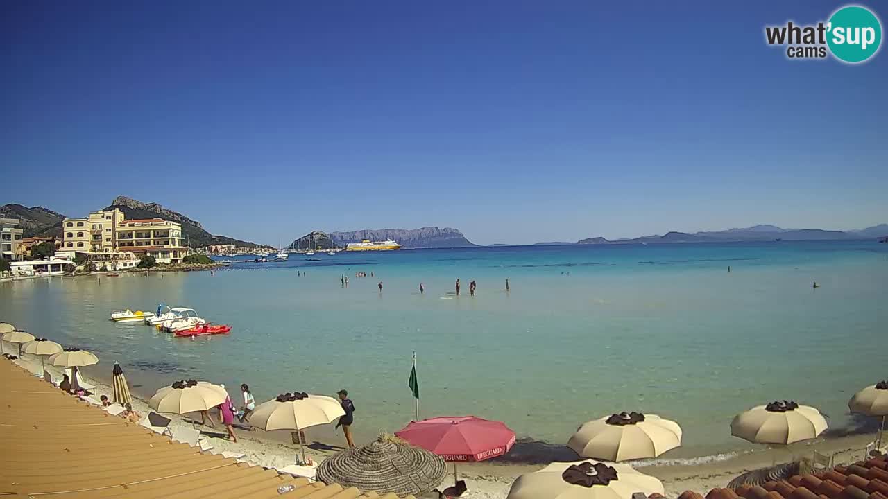 Webcam Terza Spiaggia Golfo Aranci – Vista en directo de la playa