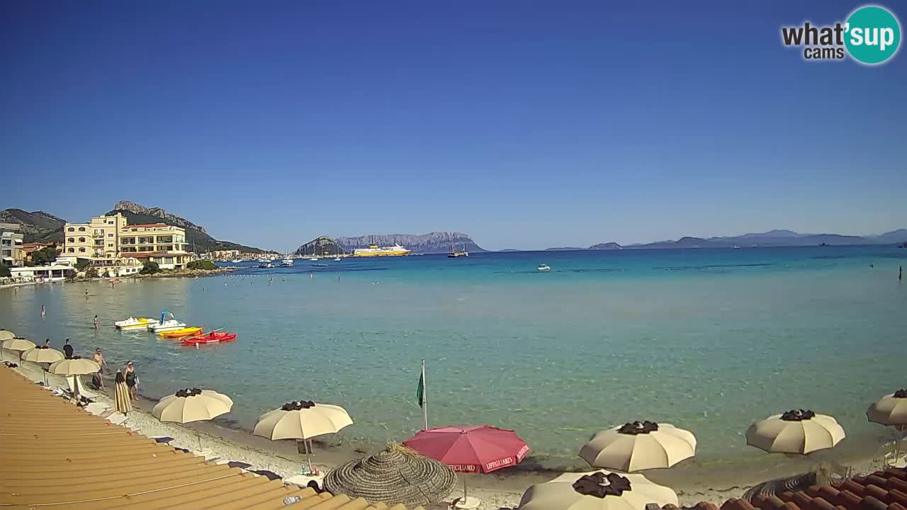 Web kamera Terza Spiaggia Golfo Aranci – Pogled uživo na plažu