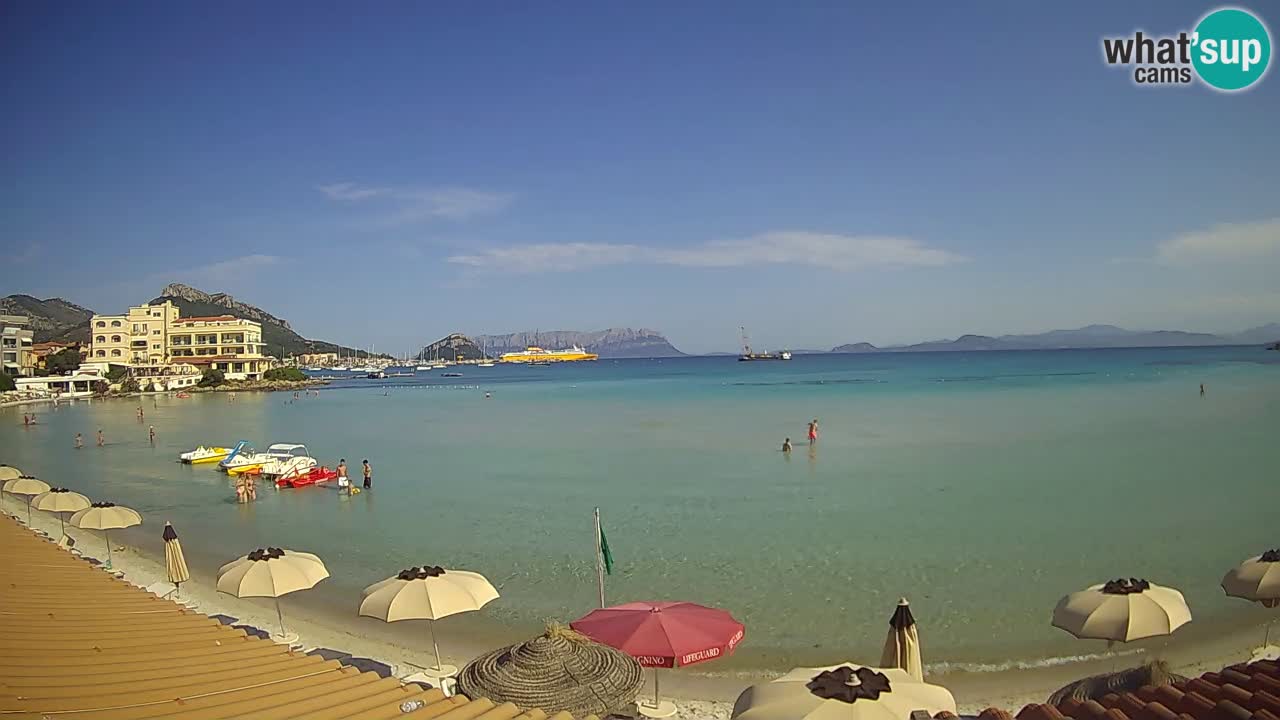 Webcam Terza Spiaggia Golfo Aranci – Liveblick auf den Strand