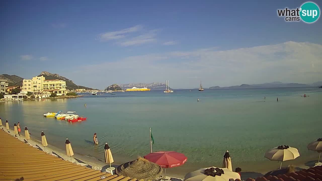 Webcam Terza Spiaggia Golfo Aranci – Vista mare in diretta