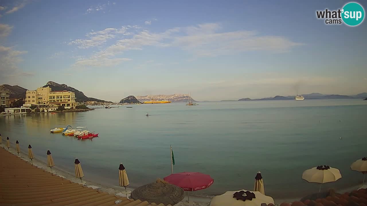 Webcam Terza Spiaggia Golfo Aranci – Vista mare in diretta