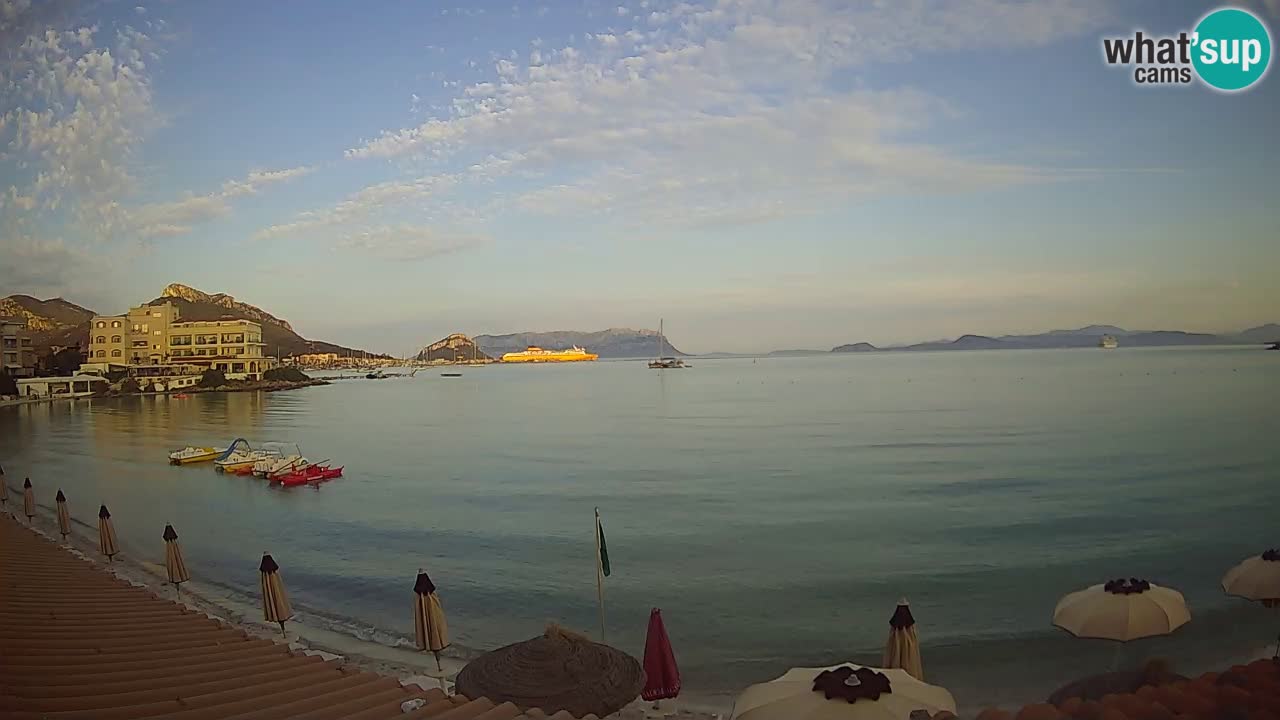 Webcam Terza Spiaggia Golfo Aranci – Liveblick auf den Strand