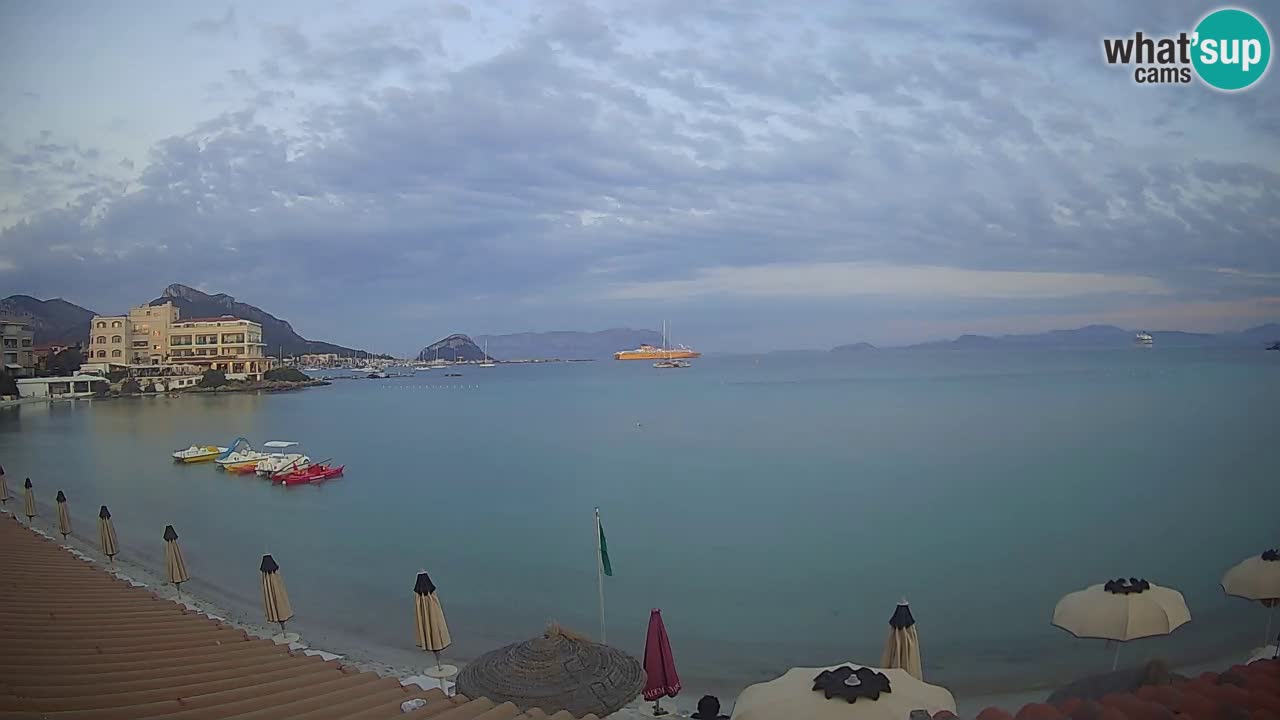 Webcam Terza Spiaggia Golfo Aranci – Vista mare in diretta