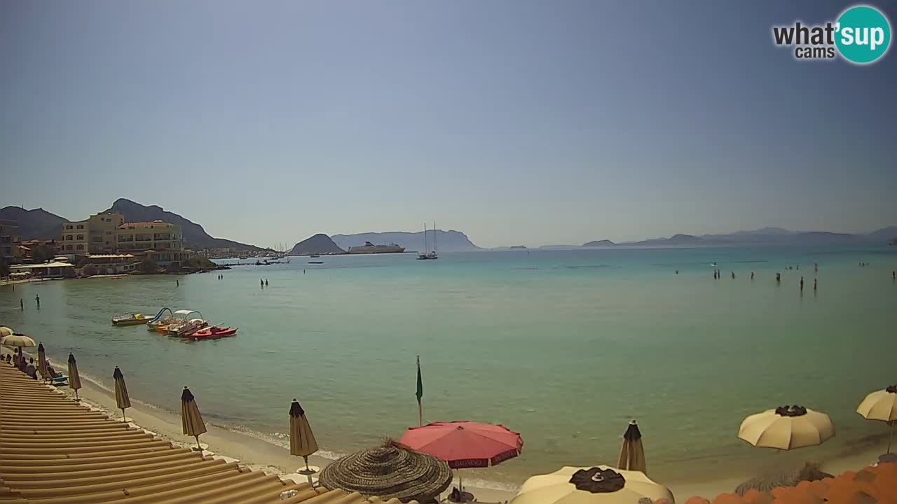 Webcam Terza Spiaggia Golfo Aranci – Liveblick auf den Strand