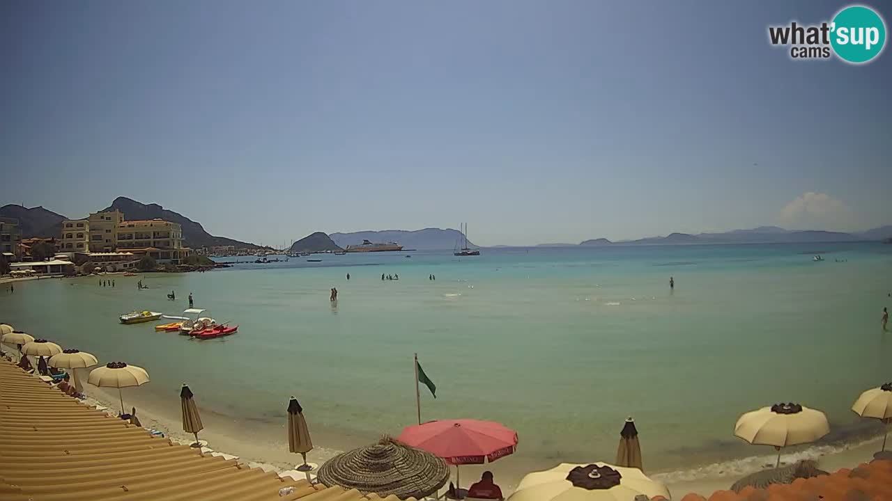 Webcam Terza Spiaggia Golfo Aranci – Liveblick auf den Strand