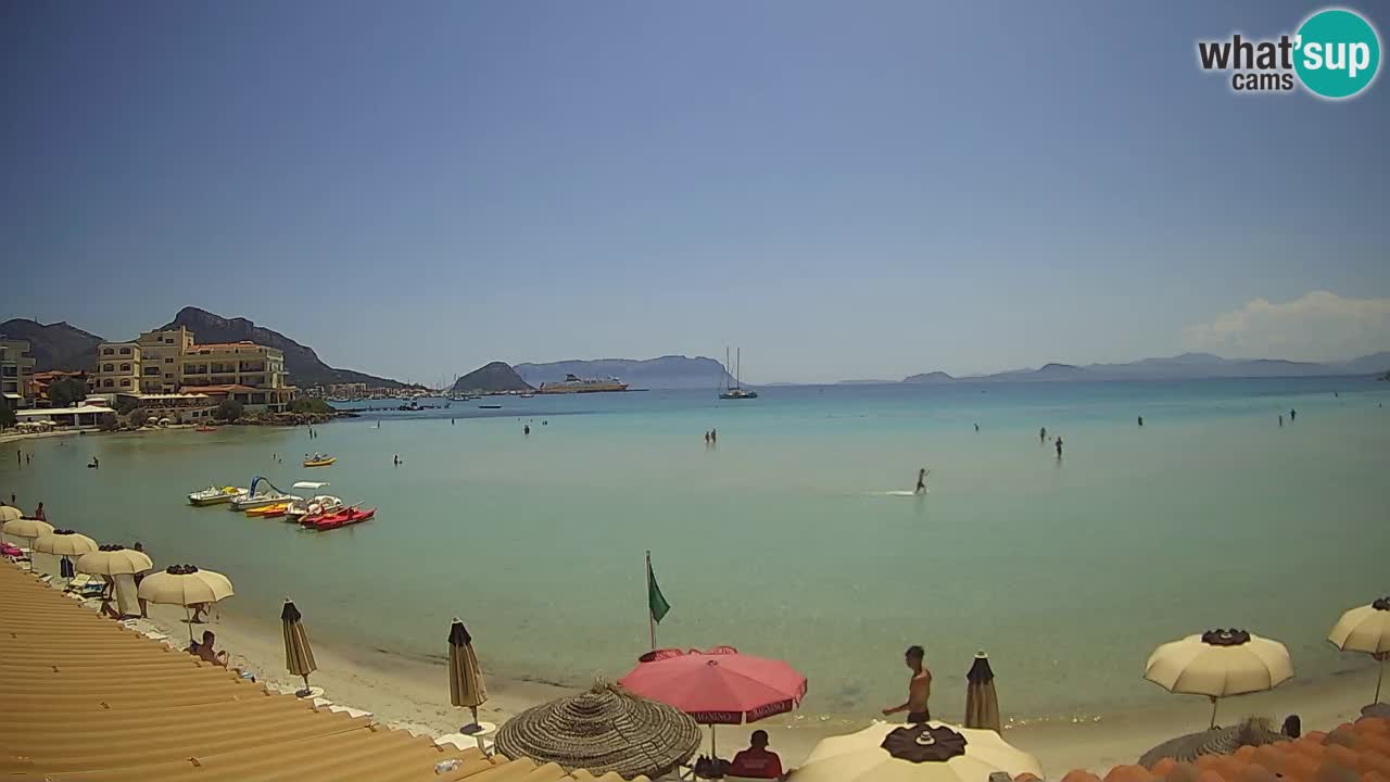 Webcam Terza Spiaggia Golfo Aranci – Liveblick auf den Strand
