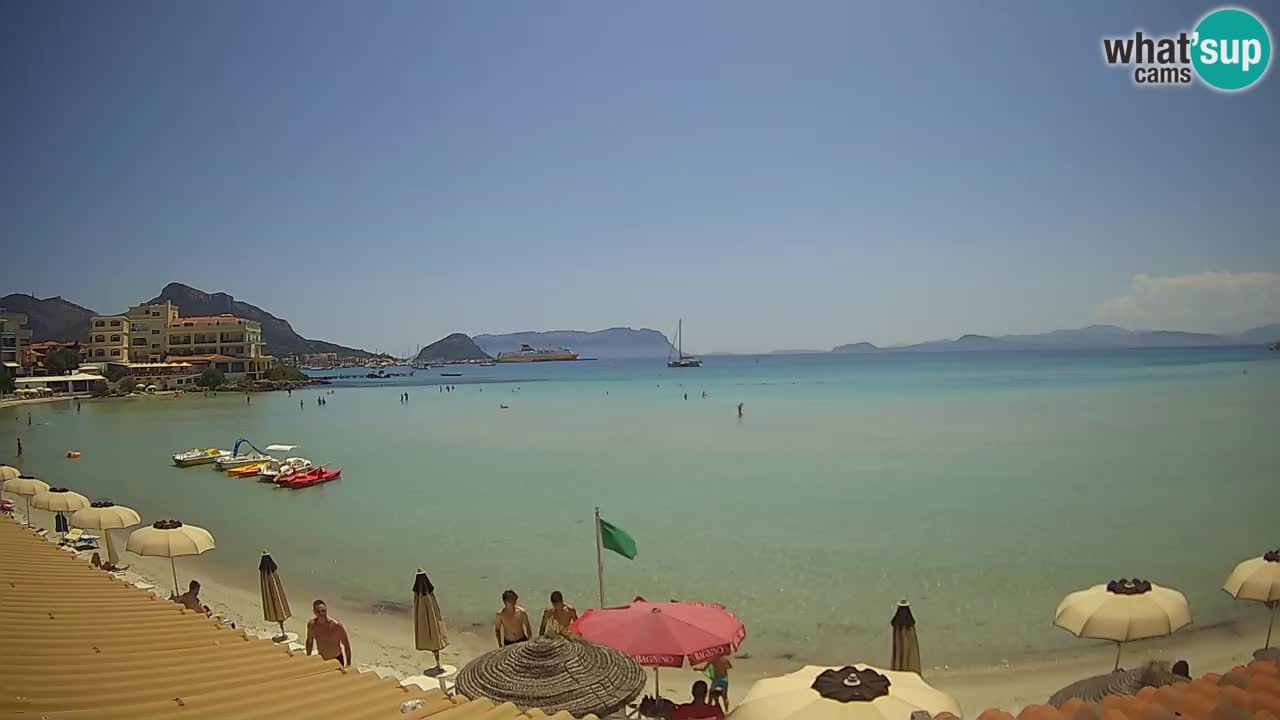 Webcam Terza Spiaggia Golfo Aranci – Liveblick auf den Strand