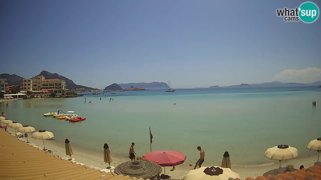 Webcam Terza Spiaggia Golfo Aranci – Liveblick auf den Strand