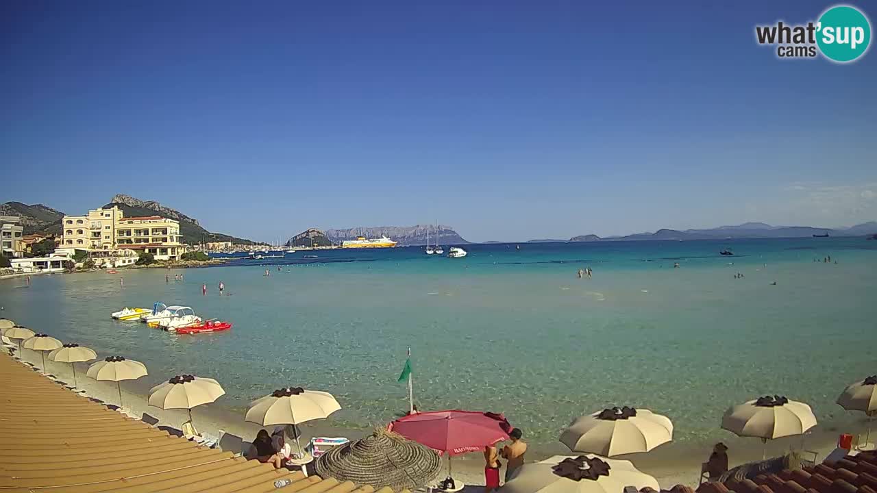 Web kamera Terza Spiaggia Golfo Aranci – Pogled uživo na plažu