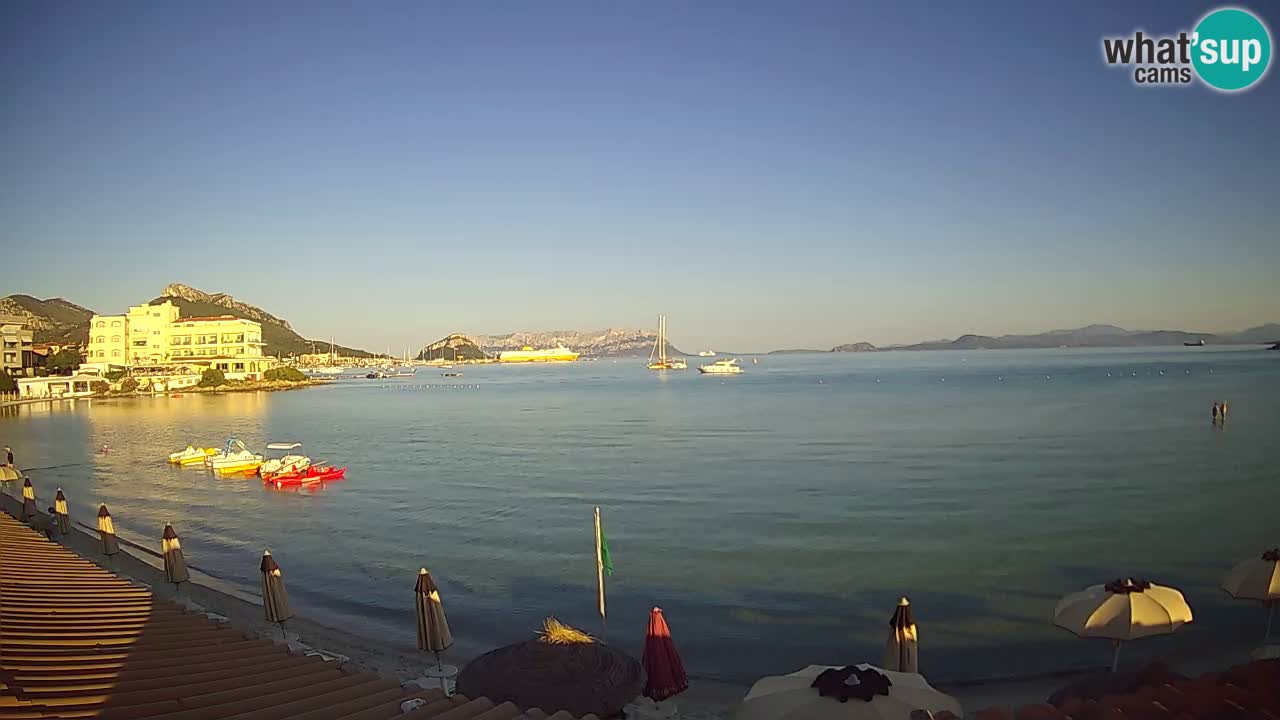 Webcam Terza Spiaggia Golfo Aranci – Vista en directo de la playa