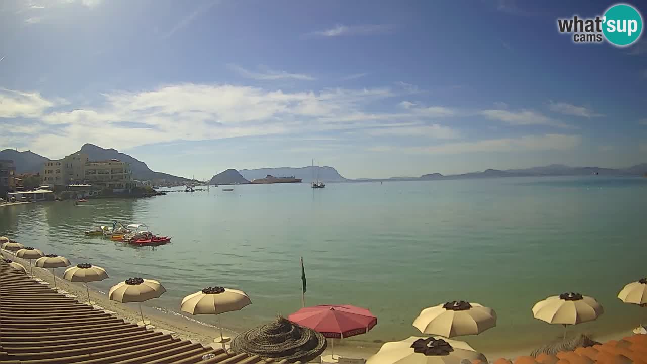 Webcam Terza Spiaggia Golfo Aranci – Liveblick auf den Strand