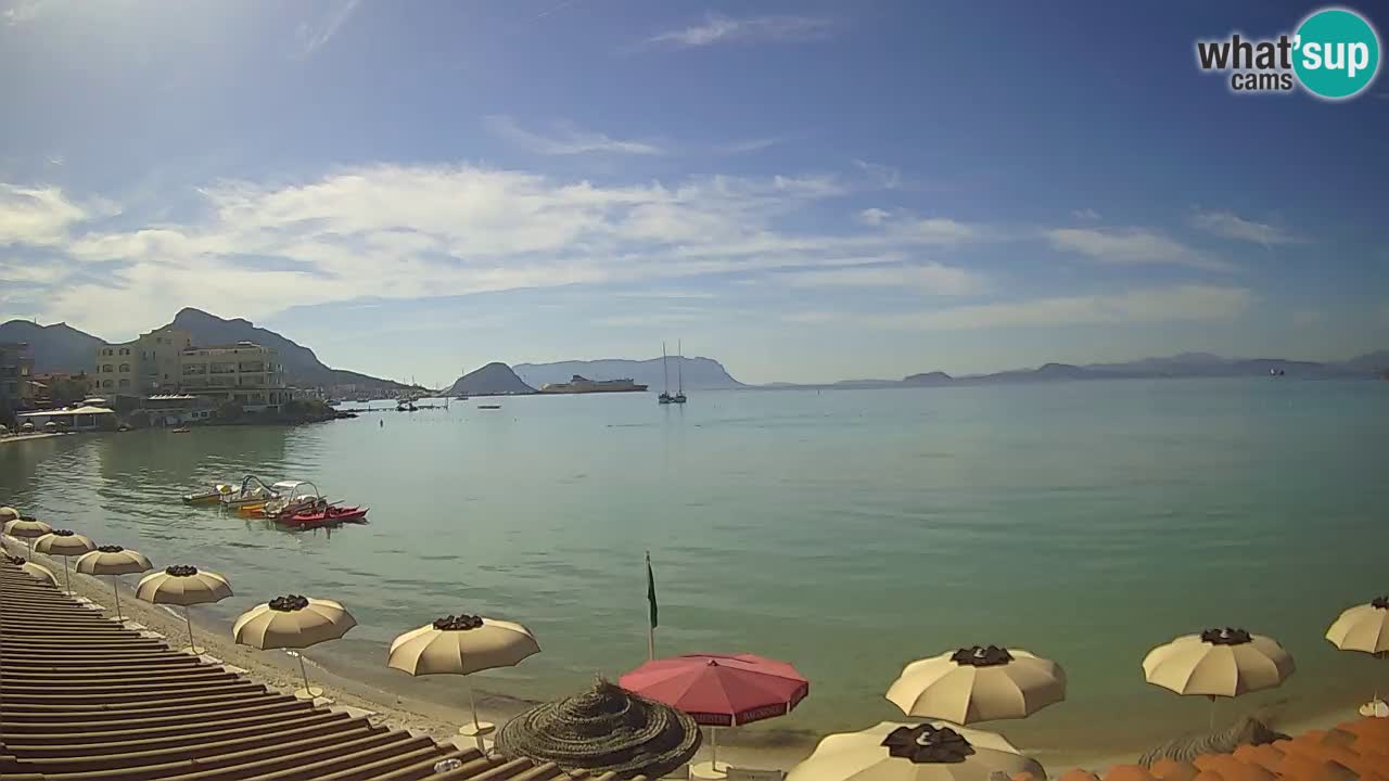 Webcam Terza Spiaggia Golfo Aranci – Liveblick auf den Strand