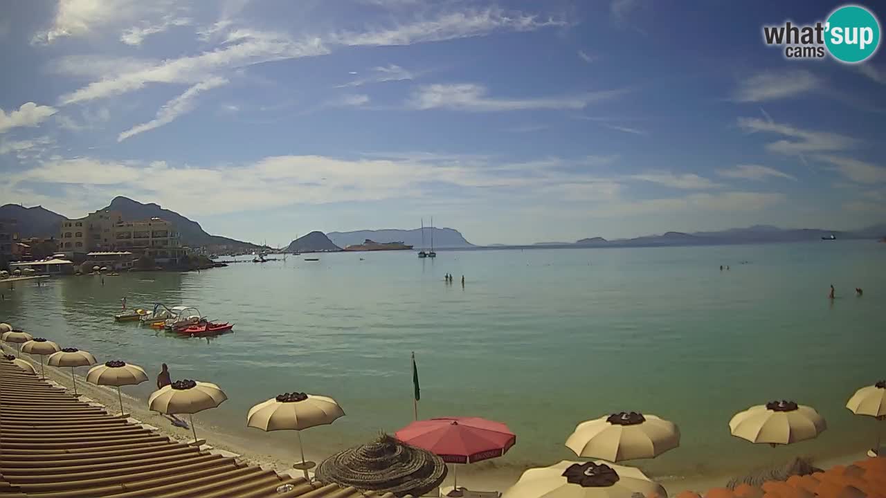 Webcam Terza Spiaggia Golfo Aranci – Liveblick auf den Strand
