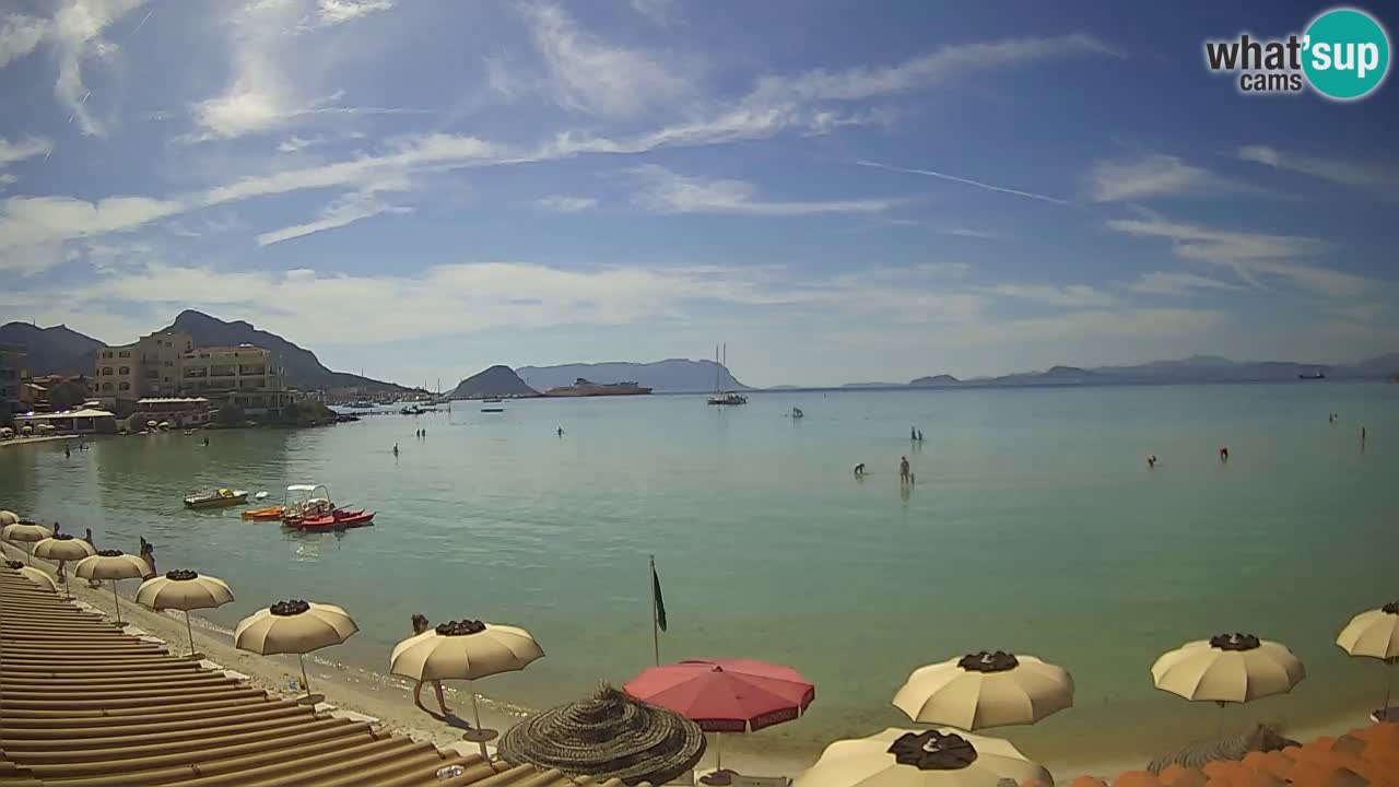 Webcam Terza Spiaggia Golfo Aranci – Liveblick auf den Strand